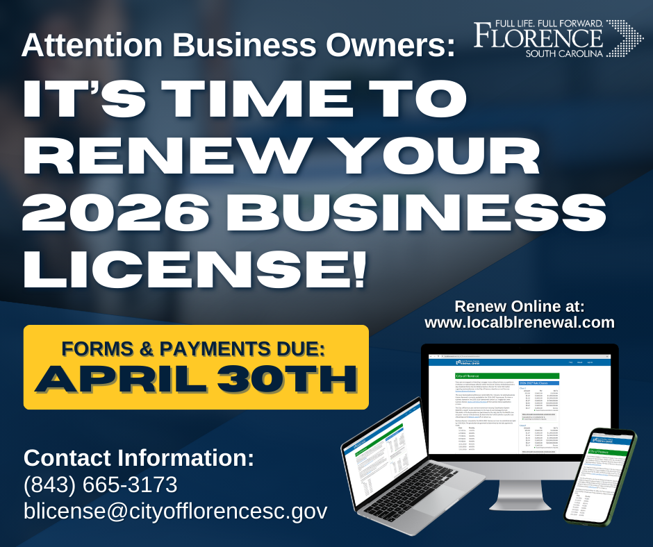 business license renewals due april 30, 2026