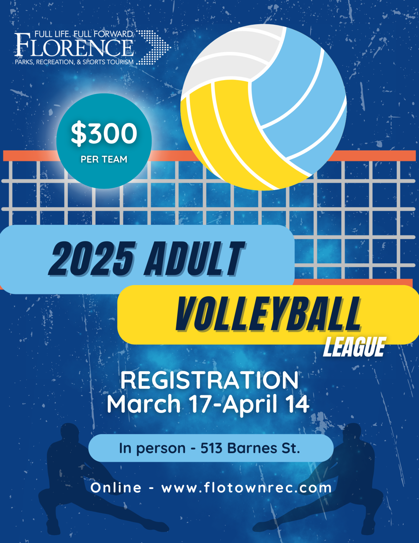 Volleyball Registration Flyer